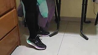 oh man, harassing the maid with rough sex!