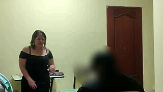 oh man, harassing the maid with rough sex!