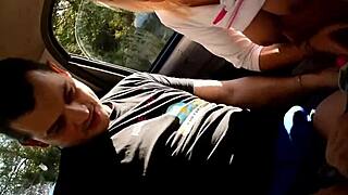 Spanish Beauty Stefanni Tarrago's Car Fuck With French Monster Cock And Natural Tits.