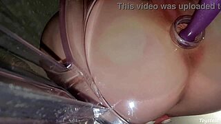 Anal fetish fulfilled on chair