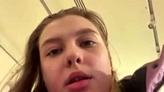 Teen Girl Masturbates In Taxi And Mall For Intense Orgasm