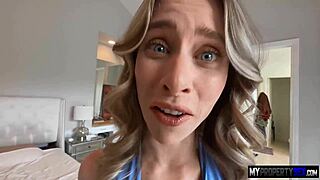 Blonde Wife And Brunette Agent Share Cock