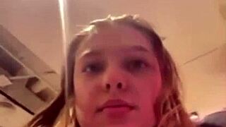 Teen Girl Masturbates In Taxi And Mall For Intense Orgasm