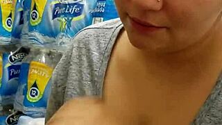 Discreet blowjob at work: risky temptation meets forbidden pleasure