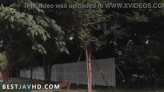 Yuuka Kaede Grasped In Passionate Outdoor Sex