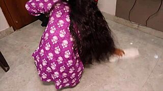 My sweet and shy Indian girlfriend finally loses her virginity with anal creampie in my bed