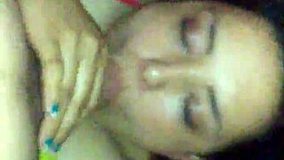 Latina sucks cock expertly