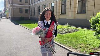 I Invited My Classmate For Photos - She Suggested Anal