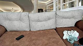 your stepsister sucking dildo and showing naked