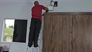 i seduced this nerd online, twerked on his dick till he came early, but he kept going and rode my ass for another creampie