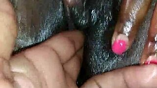 watch this black ebony beauty masturbate up close?