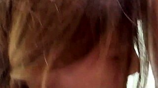 Beautiful blonde sucks him off in exclusive office sex