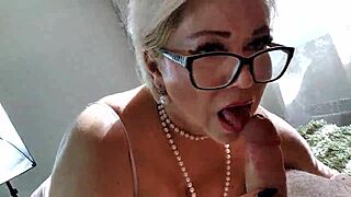 mature russian housewife gifts three close-up blowjobs on shabbat