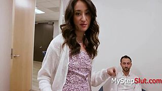 cozy-ing up to step dad for a job in his company