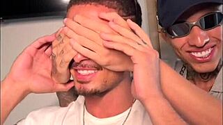 Intense anal threesome with huge cock and orgasms