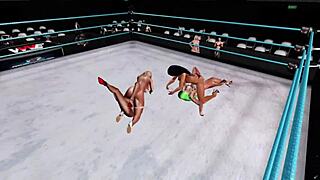 Virtual Pro Wrestling - Bikini Contest