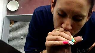 Purple 349 Blowjob Teasing Provocative Suck