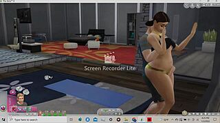 white boy gets fantasy with wide hips thick latina assjob