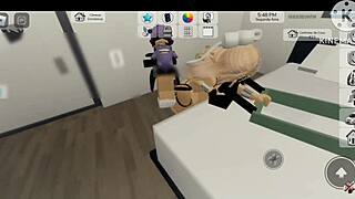 Fucking Two Whores in Roblox Brookhaven with Anal Assfucking, Group Sex, Vagina Oral, and Threesome Actions.