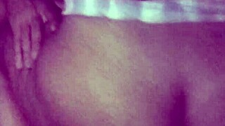 My huge ass Latina wife rides until cumming in slutty homemade action.