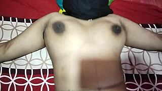 Indian Woman Masturbates on Bed