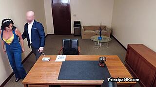 Does The Principal Try On Mature Teacher's Juicy Pussy?