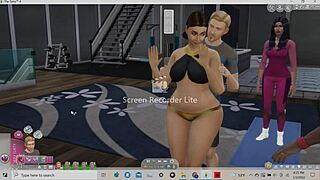 white boy gets fantasy with wide hips thick latina assjob