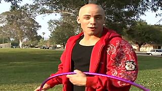 Step Daughter's Innocent Face Covered in Intense Cum