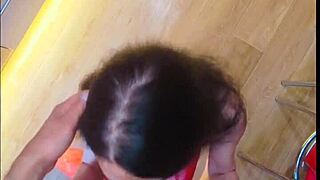 Detailed Home Sex Scene with Amateur Casting Couple Featuring Mature Milf and Teen Wife in POV Interview