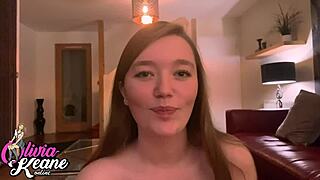 british teen gives sloppy blowjob and tit wank, so hot
