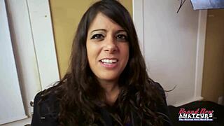 in this scene, stunning brunette evera kai willow enjoys rimming and sucking a big dick passionately