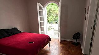 in the park, running and dripping honey from pussy, messing everything up.