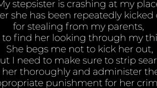 i caught my step-sister stealing my stuff, so i punished her with my big cock
