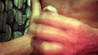 Watch This Hot Guy With A Big Hairy Cock Masturbating In The Bathroom!