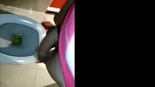 Pissing and ejaculation compilation with big-ass brunette and ts friend