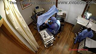 Problematic Patient Sandra Chappelle Spreading Ass In Latex Gloves Fetish Scene.