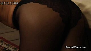 sensual lesbian slave seduces dom in pantyhose