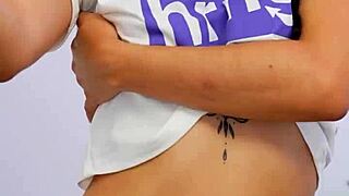 Can You Believe This Sexy Latina Teen Masturbates For Boyfriend On Phone?