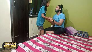Juicy 18 Year Old Skinny Desi Girlfriend Fucked By Indian Hunk