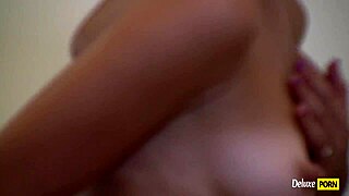 Grace Masturbates With Dildo On Bed