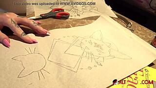 Behind the scenes fun with tattooed slut sully savage