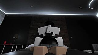 Holy Shit, Fucking My Busty Goth Friend In Roblox!