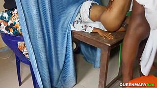 Suggestive Doctor Pounds Sexy Patient's Wet Pussy in Front of Husband