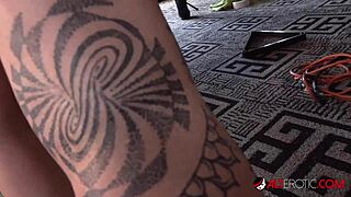 Behind the scenes fun with tattooed slut sully savage