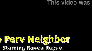 Perverted Neighbor Doctor Sniffs Raven Rogue's Feet And Socks While Changing Her Oil!