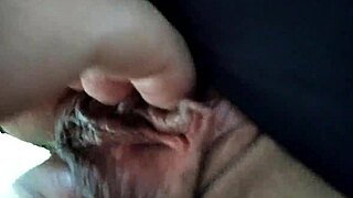 mature russian babe sucks cock and masturbates close-up