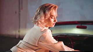 All Natural Blonde Polina Reveals Perfect Tits And Pussy