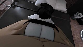 Holy Shit, Fucking My Busty Goth Friend In Roblox!