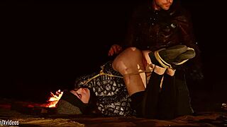 Genuine Anal Virgin Is Tied Up In Desert At Night For Anal And Ass To Mouth Training With Fingers And Some Hard Paddling - From A Real Rough Sex And Domination Documentary Brooke Johnson