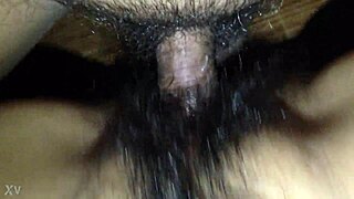 Teasing Anal Assfucking With Bushy Pussy